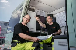 Saugbaggerarbeiten für Leitungen in Darmstadt